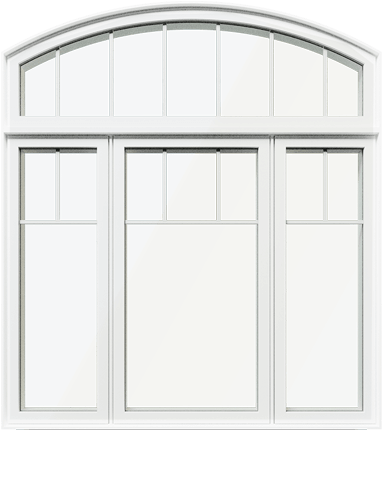 An image of a PVC window made by Northern Comfort Windows and Doors.