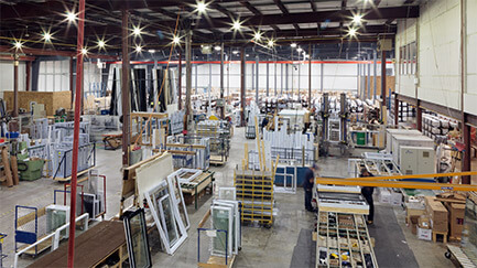 A photo of the Northern Comfort factory floor.