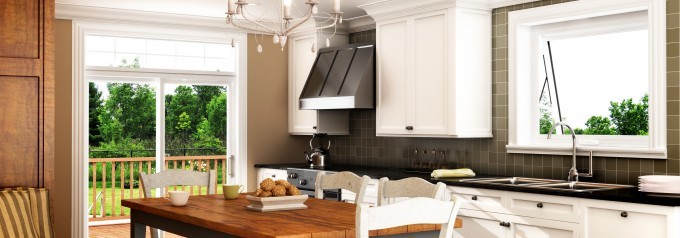 awning window in kitchen