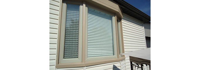 bay window on back of house